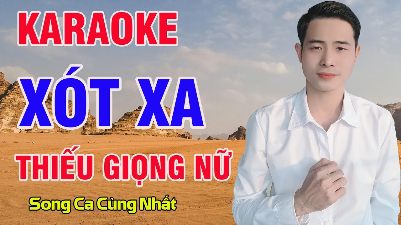 Xót Xa Karaoke Song Ca Thiếu Giọng Nữ Song Ca Cùng Nhất