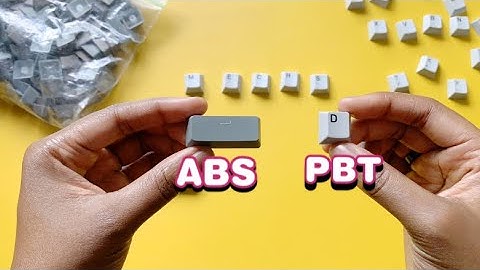 ABS vs. PBT Keycaps | Basic Things You Should Know!