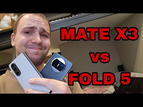 Видео: Huawei mate x3 vs Samsung galaxy z fold 5 обзор и сравнение а так же тест камер