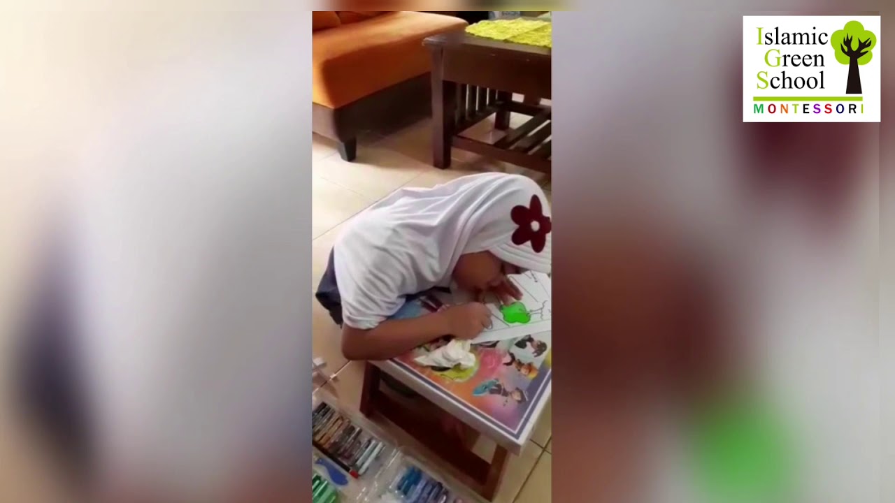 Coloring - Talents Day Islamic Green School Montessori
