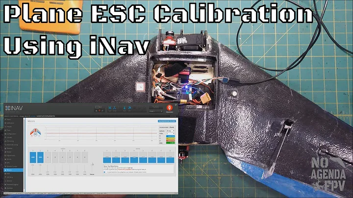 Plane ESC calibration using iNav