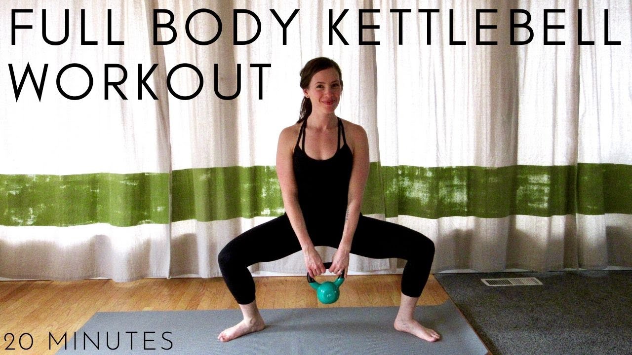 20 Minute Quick Full Body at Kettlebell Workout Video – Fit Mama Real