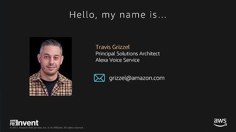 AWS re:Invent 2017: Integrate Alexa voice technology into your product with the Alex (ALX202)