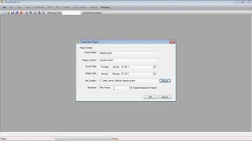 Tutorial 1 Creating a Project and Setting Design Parameters using Smart Road