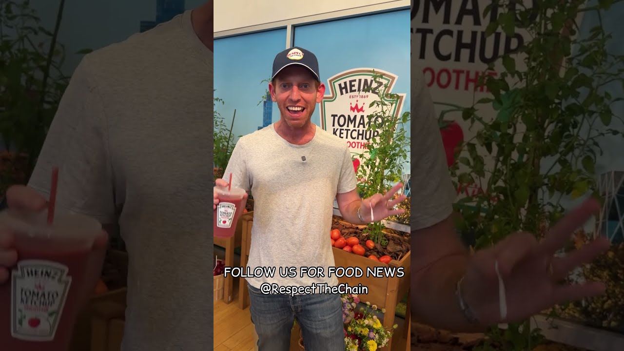 We Tried The World S First Ketchup Smoothie Heinz X King Viral Collab