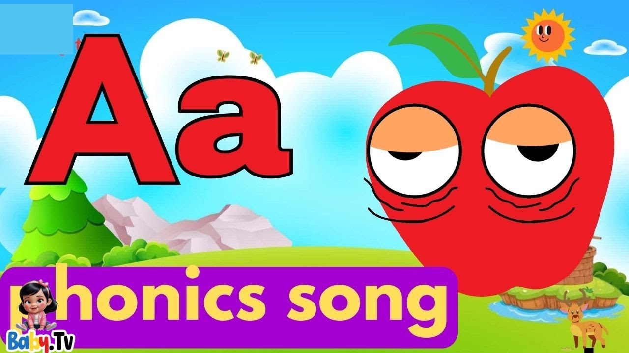 Phonics Song with TWO Words A For Apple ABC Alphabet Songs with Sounds ...