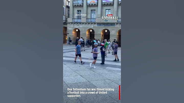 Tempers flare between Man Utd and Spurs fans before Europa League final! 🔥