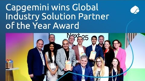 Capgemini wins Global Industry Solution Partner of the Year Award