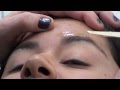EYEBROW WAX; Wax stuck to the eyelash; MUST SEE;  watch to learn what to do