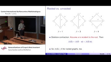 Gary Gordon and Liz McMahon: Generalizations of Crapo