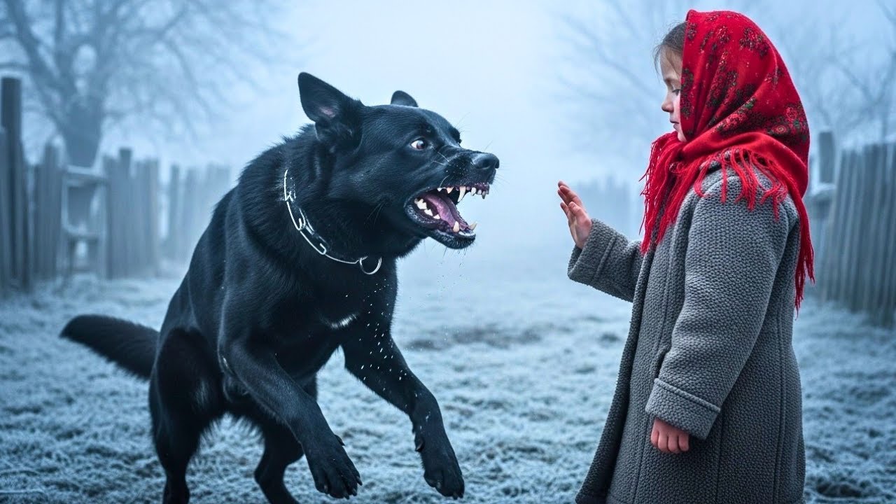 Nimeni nu reușea să atingă acest câine polițist agresiv. Până când o fetiță din sat a schimbat totul