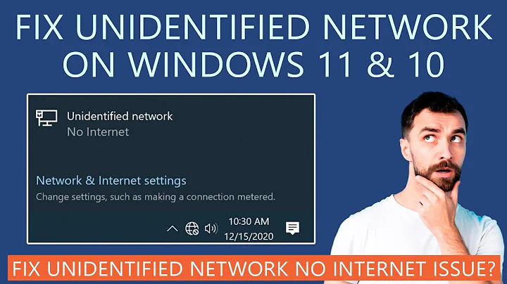 How to Fix Unidentified Network Problem on Windows 11 & 10?