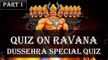 Dussehra Special Quiz | Quiz on Ravana | The Question Lab