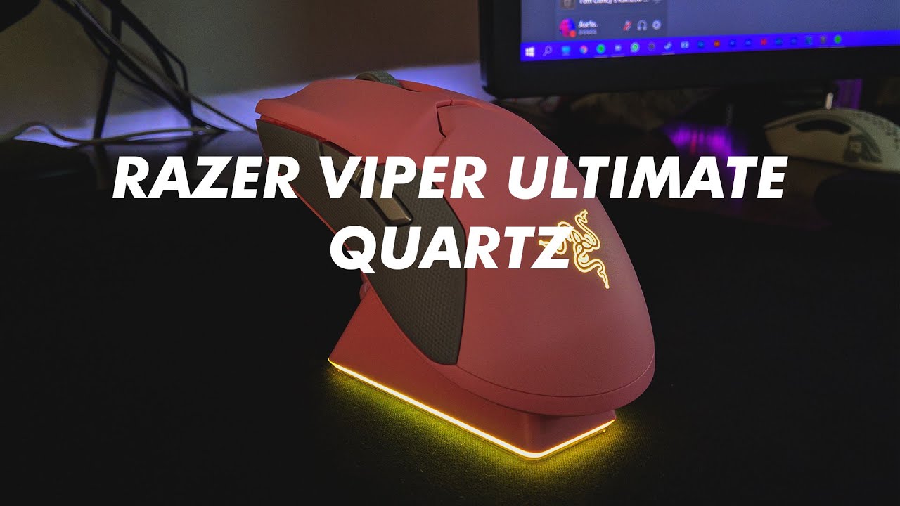 Razer Viper Ultimate Quartz Unboxing Pink Edition Youtube