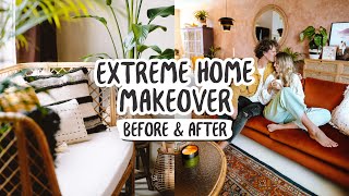 Bohemian HOME Makeover - Full House Tour (Before + After)