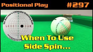 Snooker Tip: When To Use Side Spin...
