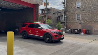 🔥STILL & BOX🔥chicago fire department ambulance 44 Battalion 17 responding