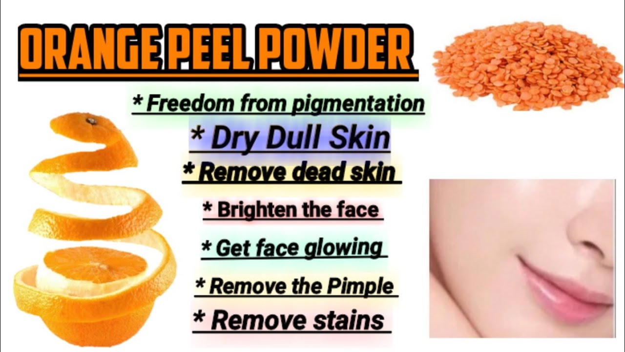 Orange Peel Powder Face Pack Orange Powder Face Pack Skin Whitening