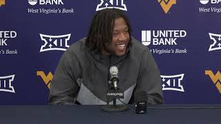 WVU Football defensive lineman Nate Gabriel Press Conference 4/8/26