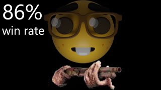 Celebrity Solving Buckshot Roulette with Statistics Profile