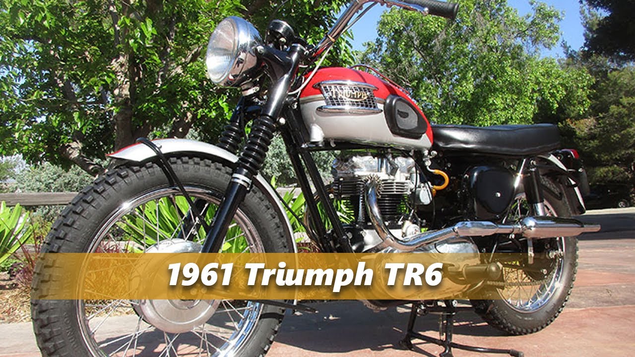 1961 Triumph TR6 - YouTube