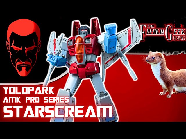 yolopark amk pro スタースクリーム Transformers G1 Starscream Action Figure - Diecast, LED, Weapons
