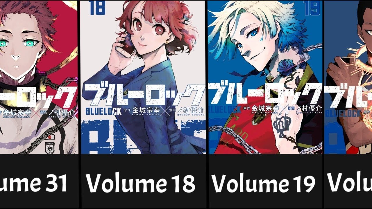 All 33 Volume Cover In blue lock - YouTube
