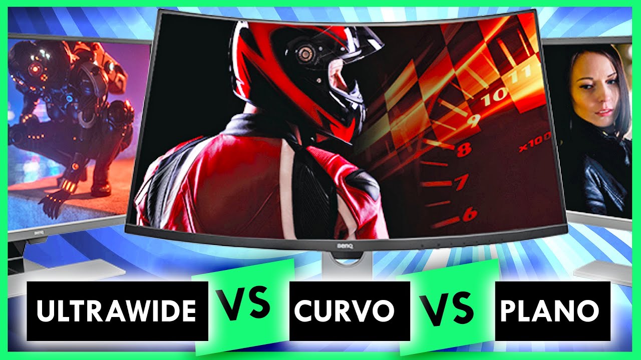 Monitores Curvos vs Ultrawide vs Planos, ¿Cuál es MEJOR para CONSOLAS? 