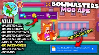 NEW UPDATE!! Bowmasters Mod Apk V11.1.1 Terbaru 2026 - Unlimited Coin &amp; No Password