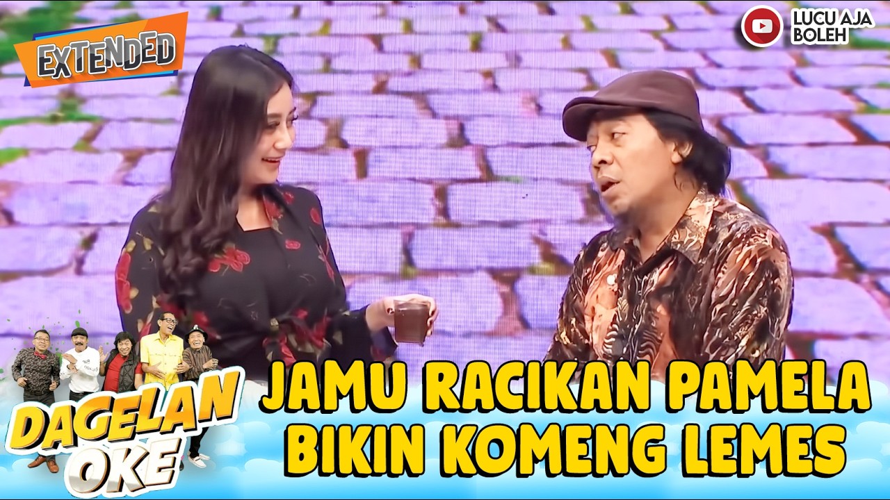 SALAH FOKUS! KOMENG LEMES LIAT PAMELA NGOCOK JAMU | DAGELAN OKE