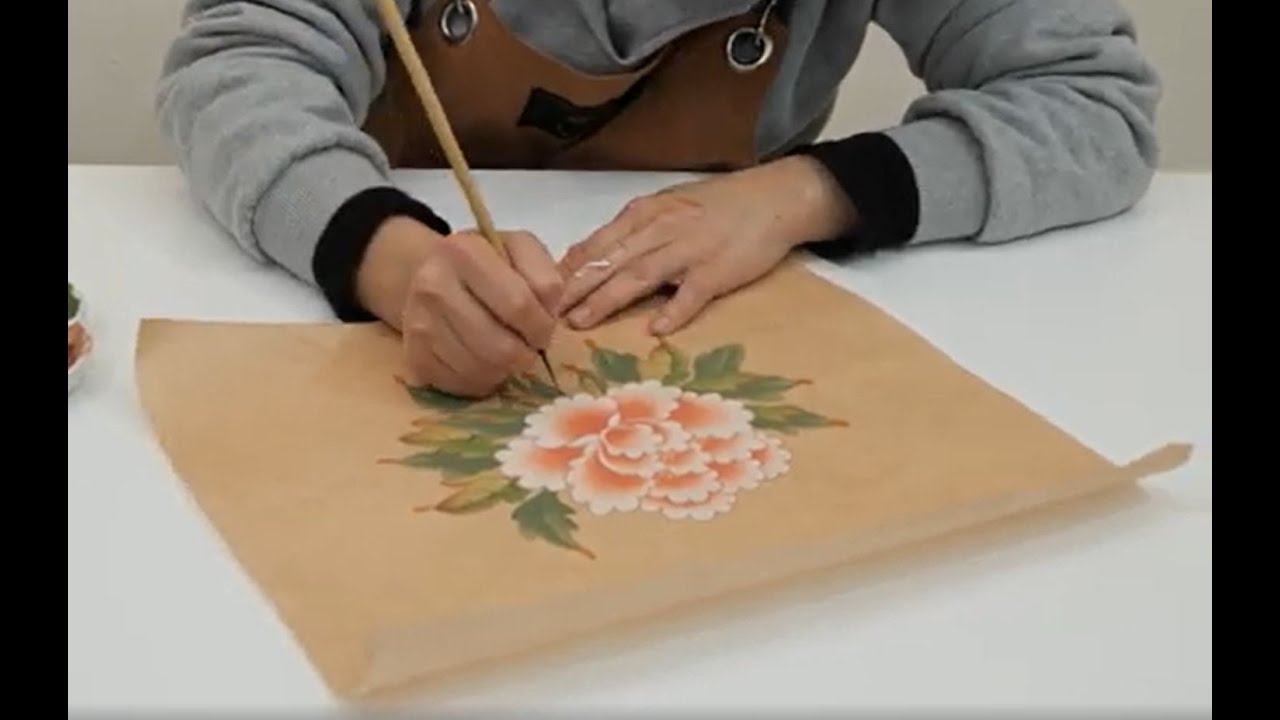 [Нарисуй со мной] Удивительная корейская народная живопись с изображением цветка
