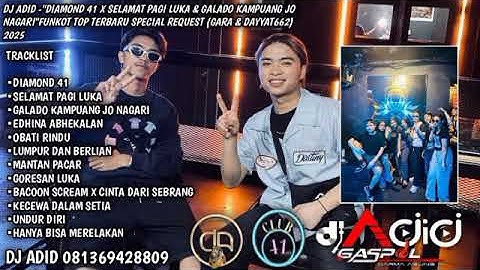 DJ ADID -"DIAMOND 41 X SELAMAT PAGI LUKA & GALADO KAMPUANG JO NAGARI"FUNKOT (GARA)2025