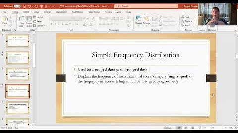Psych 42 Summarizing Data: Tables & Graphs