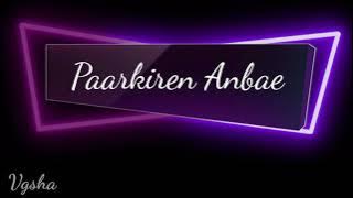 Un Vizhigalil song.. thoorathil thondridum megathai polavey.. 💞 love forever..  feel of love....  😘