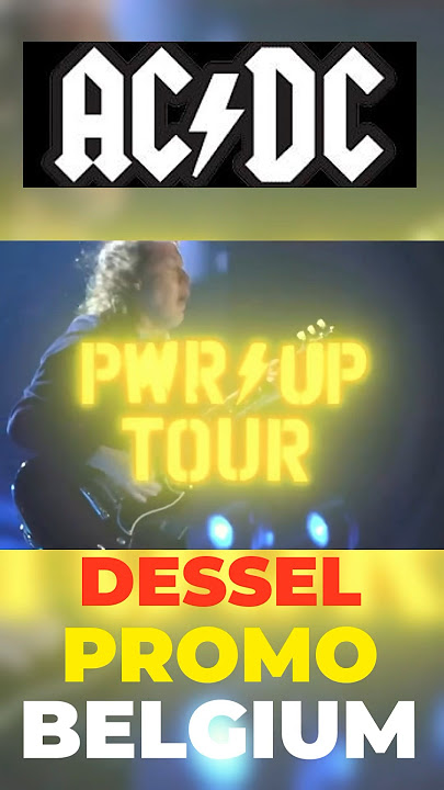 AC/DC⚡️ Promo Dessel 🔥🤘#ACDC #Angus #Pwrup #Dessel #Belgium #Live #Concert #Music #Guitar #Rock