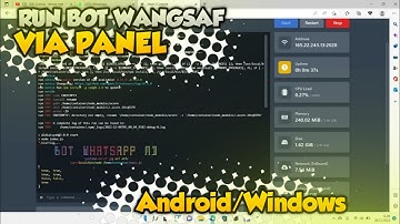 CARA RUN BOT WANGSAF🔥 DI PANEL MEMAKAI WINDOWS/ANDROID😱 BANYAK YANG ERORR?😭