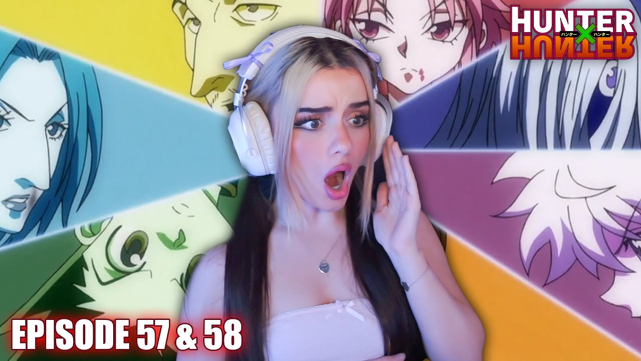 Chrollo CAPTURED and Pakunoda's Death.. Hunter x Hunter Ep 57 & 58 REACTION