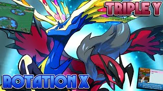 Pokemon Triple Y and Pokemon Rotation X - 3DS ROM Hack has all all triple or rotation battles