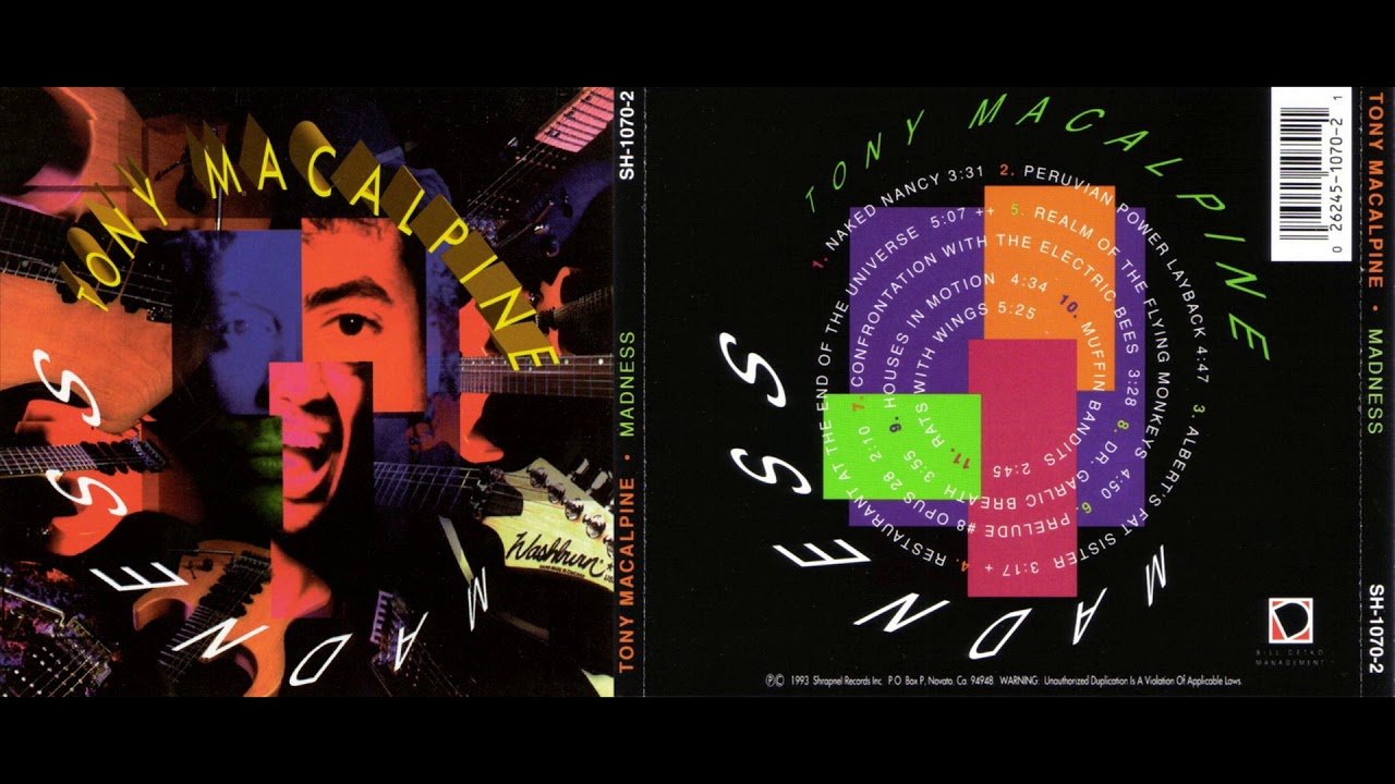 Tony MacAlpine / Madness - Guitar Records