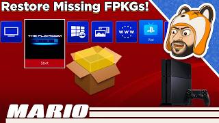 How to Restore Lost FPKGs on a Jailbroken PS4 After a Database Rebuild