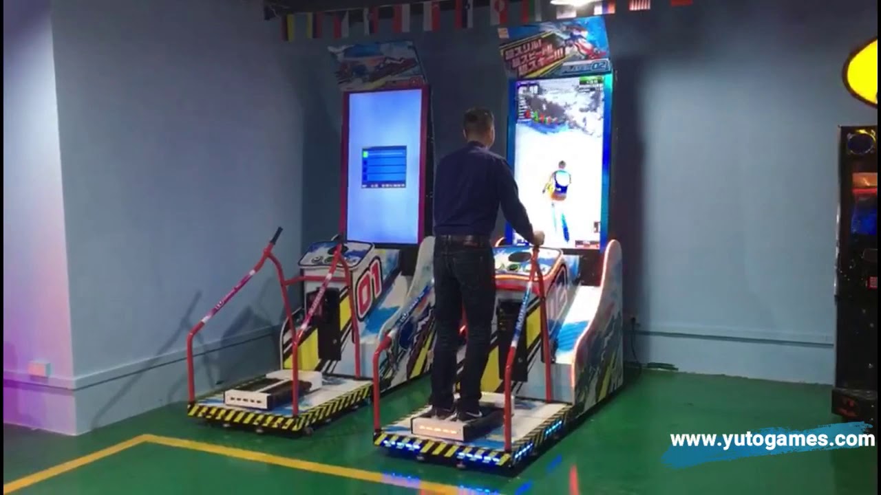 Alpine Racer SkiingArcade Game Machine - YouTube