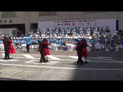 柏まつりでの市立柏高校の演奏2014op