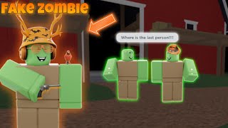 I Pretended To Be A Fake Zombie In Murder Mystery 2 Infection Mode!! #mm2 #roblox