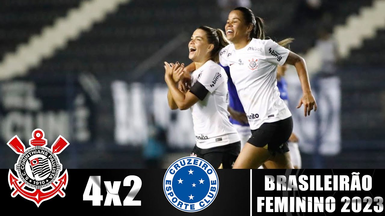 CORINTHIANS 4 X 2 CRUZEIRO, MELHORES MOMENTOS, QUARTAS DE FINAL  BRASILEIRÃO FEMININO 2023