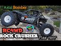 Rock crusher 22 tires tested on axial bomber on world class crawler county rc rock crawler course