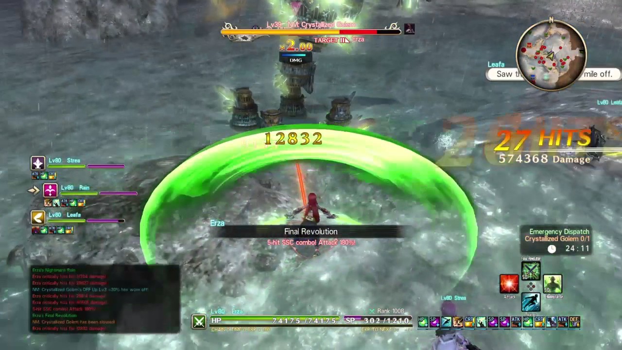 Sword Art Online Hollow Realization Episode Boss (One Fall Cataract) YouTube