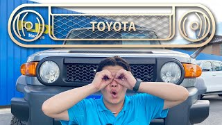 遊び心あるじゃん！ここ、こんな形してるの！？FJクルーザーの楽しい