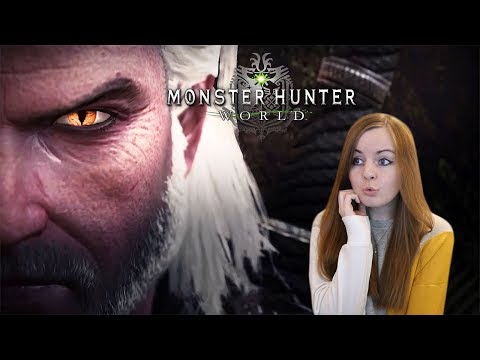 Video: Monster Hunter Verdens Witcher Crossover Kommer Endelig Til Pc Næste Måned