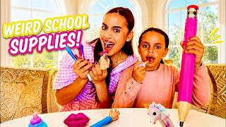 Trying Out the Weirdest School Supplies Ever!
