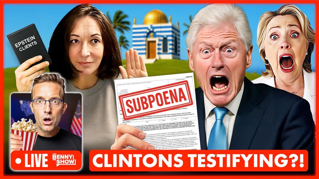 🚨US House Votes to SUBPOENA Bill and Hillary Clinton Over Epstein | DOJ Meeting Maxwell Right NOW